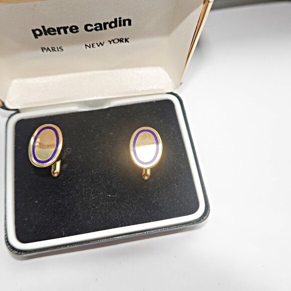 Vintage Pierre Cardin Two Tone Cuff Links - Picture 1 of 3